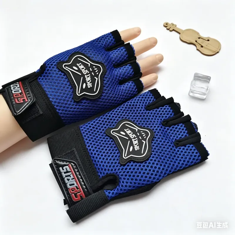 Anti-slip sweat-absorbent Half-finger gloves
